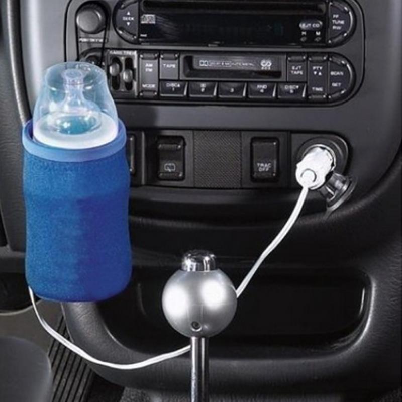 Baby bottle warmer for the car