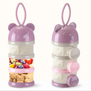 Carry out large capacity baby separate sealed box milk powder case